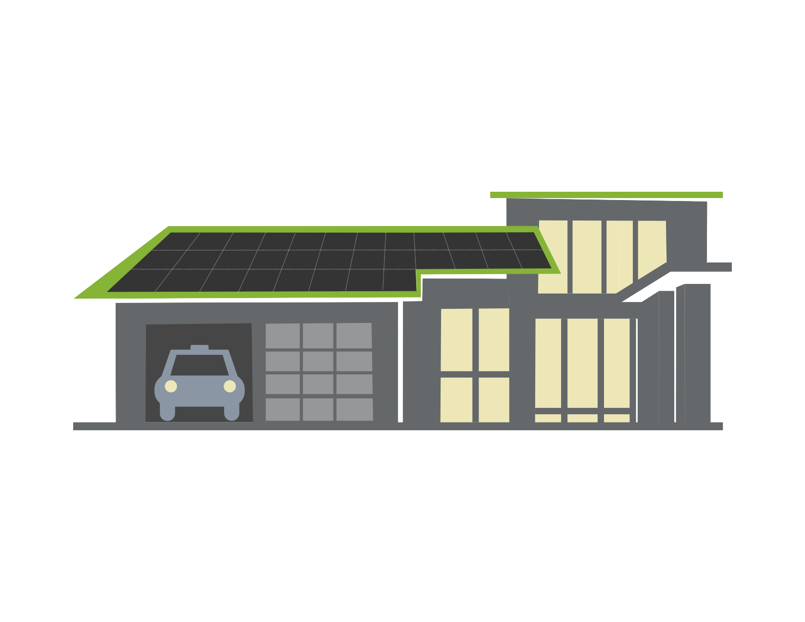 Roofs provide a perfect spot for solar panels. With the advancements in solar racking technology, panels can be securely mounted on most roof types.